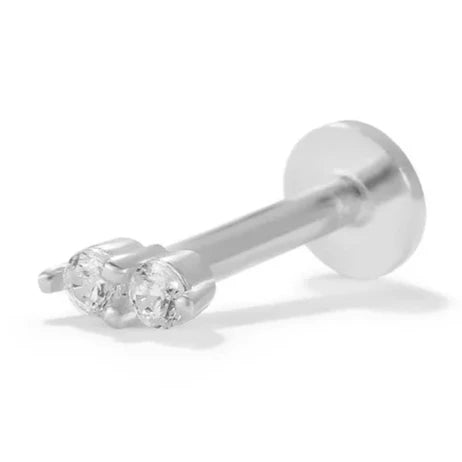 Brinco Rosqueado Labret em Prata Esterlina 925 – Piercing