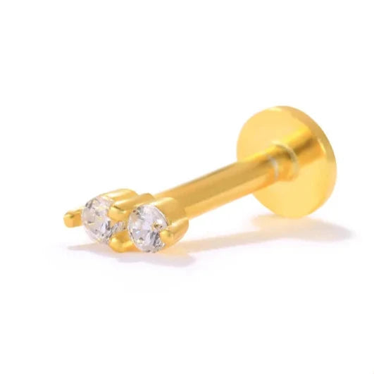 Brinco Rosqueado Labret em Prata Esterlina 925 – Piercing