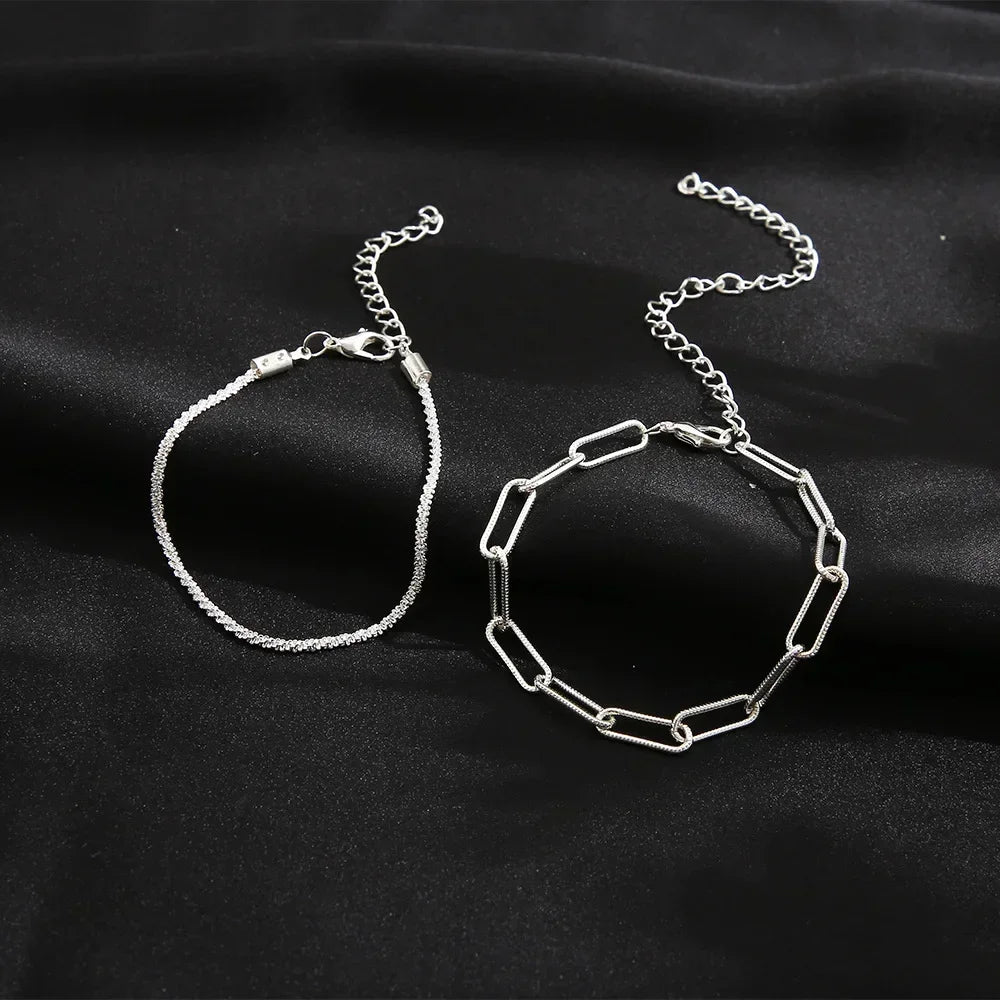 Pulseira Cintilante Ajustável para Mulheres – Prata, Joias Finas e Elegantes