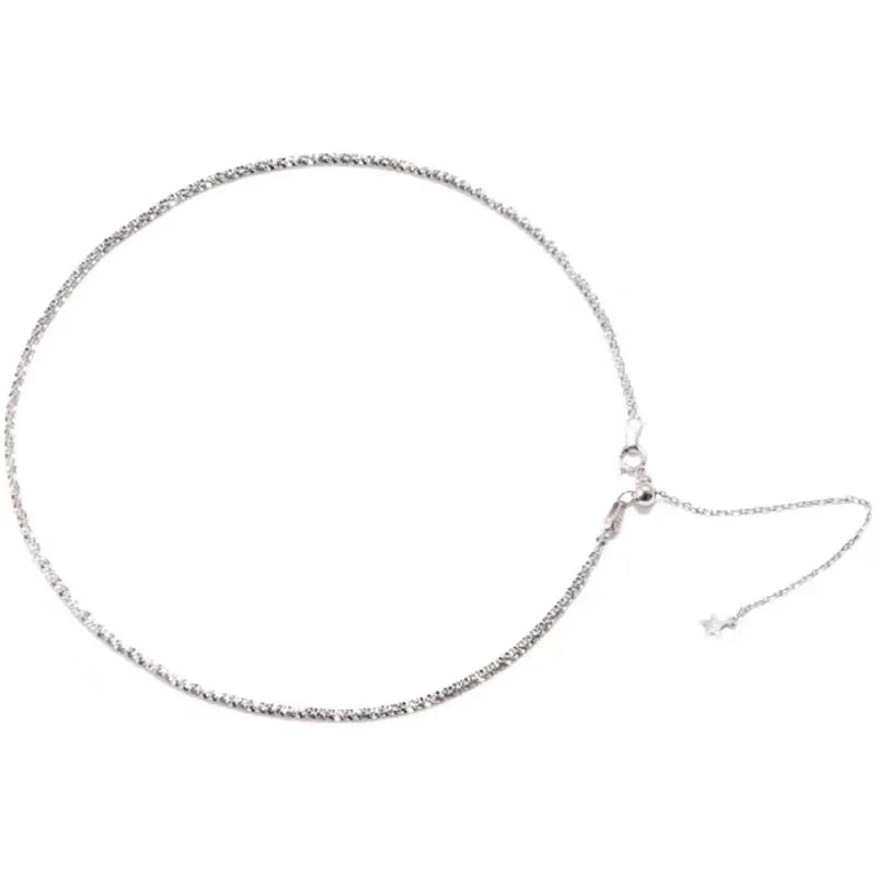 Gargantilha de Prata Esterlina 925- Elegância Minimalista para Mulheres